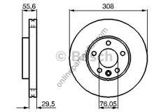 BOSCH 0986479211 | VW T5-T6 FREN DISKI ÖN