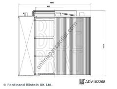 BLUE PRINT ADV182268 | VW A4-A5-Q5 HAVA FILTRESI