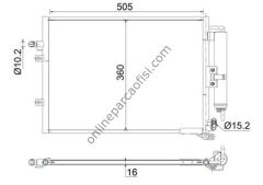 BEHR AC 721 000S | RENAULT MODUS / GRAND (F/JP0_) KLIMA RADYATÖRÜ