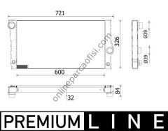 BEHR BHR CR 956 000P | BMW F07-F10-F11 SU RADYATÖRÜ