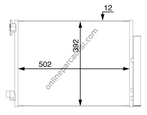 BEHR AC 73 000S | RENAULT CLIO IV/LOGAN II/LODGY/DOKKER KLIMA RADYATÖRÜ