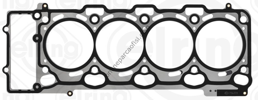 ELRING 736.220 | BMW E60/61/63/64/65/66/X5 E53/X5 E70 SILINDIR KAPAK CONTASI