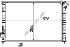 BEHR CR 984 000S | BMW MINI R52-R53 SU RADYATÖRÜ