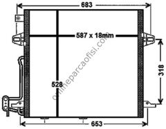 BEHR AC 756 000P | MERCEDES W164-251 KLIMA RADYATÖRÜ