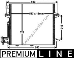 BEHR AC 756 000P | MERCEDES W164-251 KLIMA RADYATÖRÜ