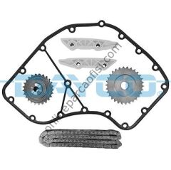 DAYCO KTC1100 | BMW E81-E82-E87-E88-E90-E91-E92-E93-F20-F21-F22-F23-F45F-46-F30-F31-F34-4F32-F33-F36-E60-E61-F06-F07-F10-F11-F12-F13-F01-F02-5G30-G31-G11-G12-8G15-X1 E84-X1 F48-X2 F39-X3 F25-X4 F26-X5 E70-X5 F15-X6 E71 EKSANTRIK ZINCIR SETI