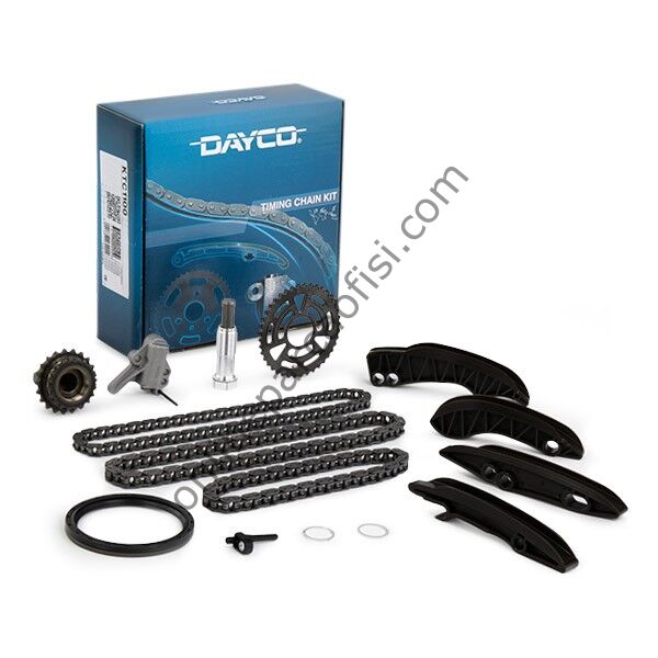 DAYCO KTC1100 | BMW E81-E82-E87-E88-E90-E91-E92-E93-F20-F21-F22-F23-F45F-46-F30-F31-F34-4F32-F33-F36-E60-E61-F06-F07-F10-F11-F12-F13-F01-F02-5G30-G31-G11-G12-8G15-X1 E84-X1 F48-X2 F39-X3 F25-X4 F26-X5 E70-X5 F15-X6 E71 EKSANTRIK ZINCIR SETI