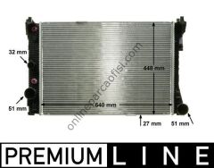 BEHR BHR CR 988 000P | MERCEDES W204 SU RADYATÖRÜ