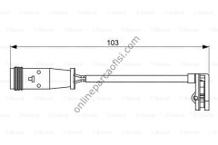 BOSCH BCH 1987473037 | MERCEDES SPRENTER-CRAFTER FREN BALATA FISI