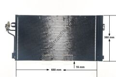 BEHR AC 762 000S | MERCEDES VITO.109,111,115,120.CDI -VIANO.2,2-3,0.CDI KLIMA RADYATÖRÜ