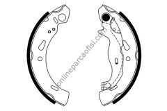 BOSCH 0986487753 | FORD FIESTA FREN BALATASI ARKA
