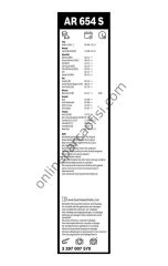 BOSCH 3397007570 | UNI FIAT-SEDICI-COROLLA-AURIS-ELENTRA-I30-SANTAFE SILECEK SÜPÜRGESI ÖN TAKIM