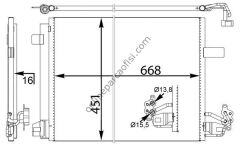 BEHR AC 774 000S | VW T5,5-T6 KLIMA RADYATÖRÜ