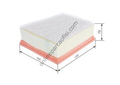 BOSCH F026400559 | RENAULT MEGAN IV/TALISMAN/ESPACE V HAVA FILTRESI