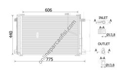 BEHR AC 786 000S | MERCEDES W204-207-212-218 KLIMA RADYATÖRÜ