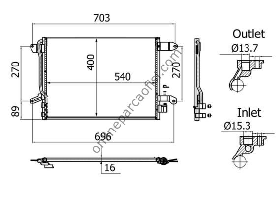 BEHR AC 864 001S | VW JETTA KLIMA RADYATÖRÜ