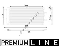 BEHR BHR AC 891 000P | BMW 1F40-2F45-F46-X1 F48-X1 X2 F39-MINI F60 KLIMA RADYATÖRÜ