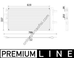 BEHR BHR AC 894 000P | BMW 1F40-2F45-F46-X1 F48-X1 X2 F39-MINI F60 KLIMA RADYATÖRÜ