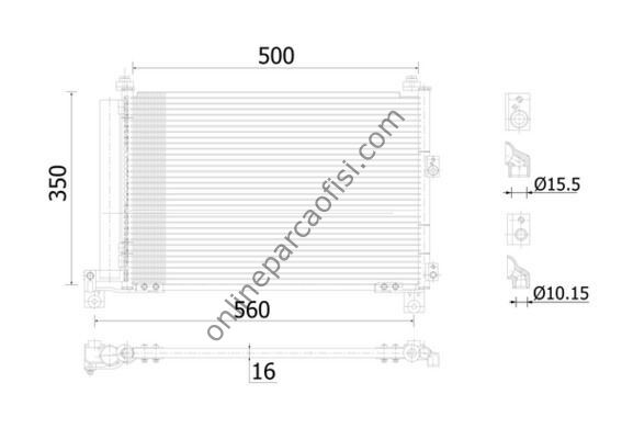 BEHR AC 905 000S | FORD RANGER KLIMA RADYATÖRÜ