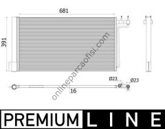 BEHR AC 941 000P | FORD FOCUS/C-MAX KLIMA RADYATÖRÜ