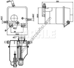 BEHR CRT 125 000S | BMW X5 E53 RADYATÖR YEDEK SU DEPOSU