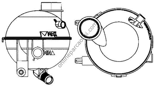 BEHR CRT 14 000S | PSA 307/C4 RADYATÖR YEDEK SU DEPOSU