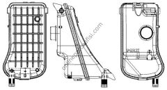 BEHR CRT 15 000S | PSA PARTNER / BERLINGO RADYATÖR YEDEK SU DEPOSU