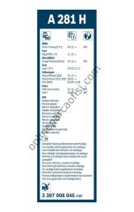 BOSCH 3397008045 | FORD MONDEO SILECEK SÜPÜRGESI ARKA