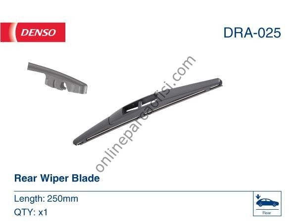 DENSO DRA-025 | JAPON SWIFT (MZ, EZ) SILECEK SÜPÜRGESI ARKA