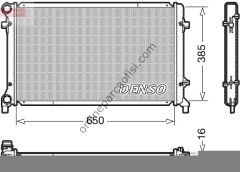 DENSO DRM02014 | VW GOLF5-GOLF6-JETTA-PASSAT-A3 SU RADYATÖRÜ