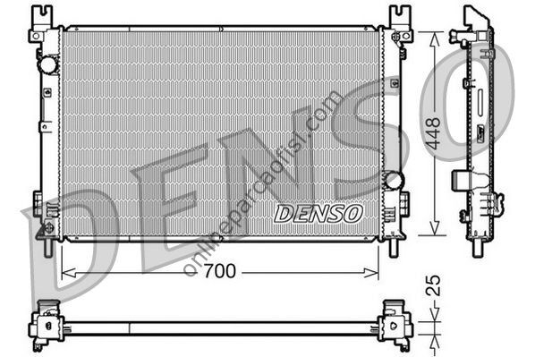 DENSO DRM06001 | FIAT CHRYSLER PACIFICA SU RADYATÖRÜ