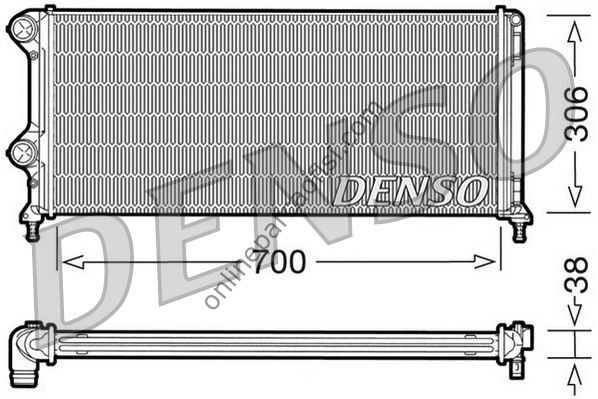 DENSO DRM09060 | FIAT DOBLO SU RADYATÖRÜ