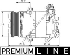 BEHR ACP 1330 000P | BMW FREELANDER 2 KLIMA KOMPRESÖRÜ