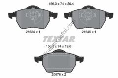 TEXTAR 2162402 | VW PASSAT-A4 FREN BALATASI ÖN