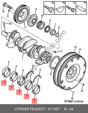 PSA 0113.S7 | PEUGEOT ANA YATAK