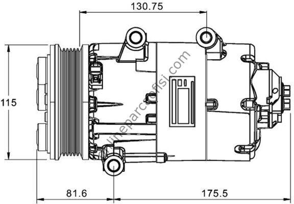 BEHR ACP 1331 000P | FORD MONDEO KLIMA KOMPRESÖRÜ