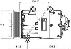 BEHR ACP 1331 000P | FORD MONDEO KLIMA KOMPRESÖRÜ