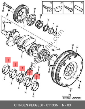 PSA 0113.S6 | PEUGEOT ANA YATAK