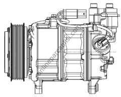 BEHR ACP 1353 000P | FORD FIESTA KLIMA KOMPRESÖRÜ