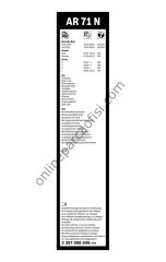 BOSCH 3397008849 | AV RENAULT TRUCKS, SCANIA SILECEK SÜPÜRGESI