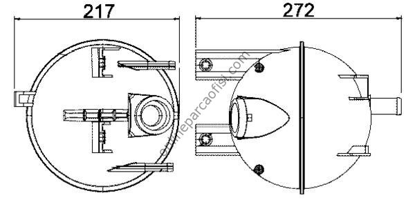 BEHR BHR CRT 4 000S | FORD TRANSIT TURBO RADYATÖR YEDEK SU DEPOSU