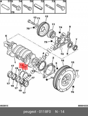 OE-PSA 0118.F0 | PSA YARIMFLANS