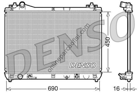 DENSO DRM47017 | JAPON GRAND VITARA KLIMA RADYATÖRÜ