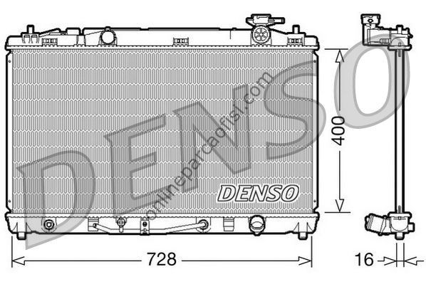 DENSO DRM50042 | JAPON CAMRY (V4) SU RADYATÖRÜ