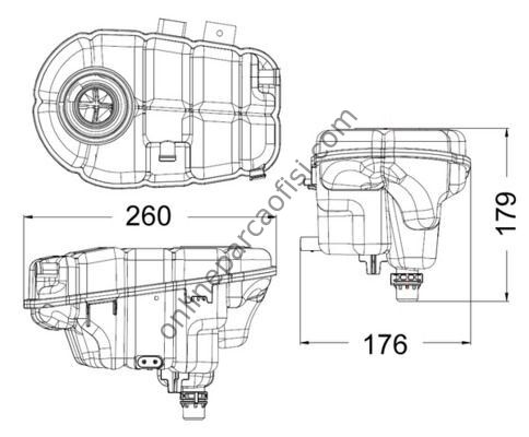 BEHR CRT 60 000S | VW A6 RADYATÖR YEDEK SU DEPOSU