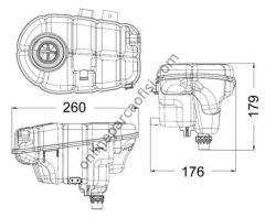BEHR CRT 60 000S | VW A6 RADYATÖR YEDEK SU DEPOSU