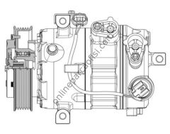 BEHR ACP 1370 000S | BMW E81-E82-E87-E88-E90-E91-E92-E93-E60-E61 KLIMA KOMPRESÖRÜ