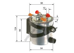 BOSCH F026402016 | RENAULT MEGAN II / SCENIC YAKIT FILTRESI