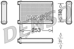 DENSO DRR05005 | BMW E81-E82-E87-E88-E90-E91-E92-E93-X1 E84 KALORIFER RADYATÖRÜ