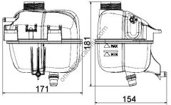 BEHR BHR CRT 87 001S | BMW MINI R55-R56-R57-R58-R59-R60-R61 RADYATÖR YEDEK SU DEPOSU
